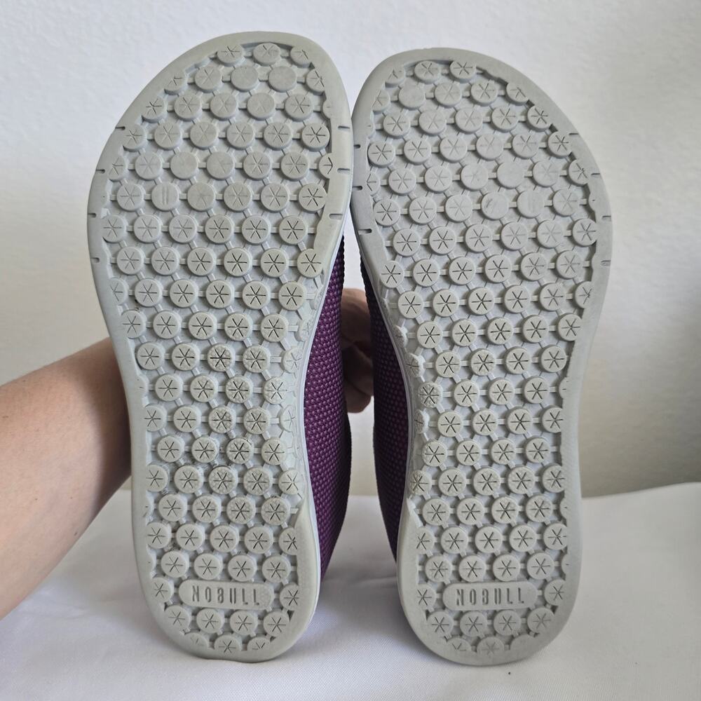 Nobull Supre Fabric Trainer Shoes Sneakers Purple Womens Size 8 Gym Crossfit - Picture 5 of 10